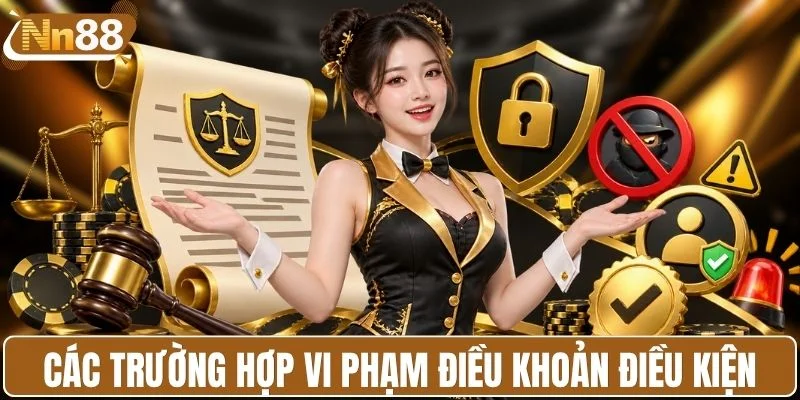 Các trường hợp vi phạm chính sách điều khoản điều kiện